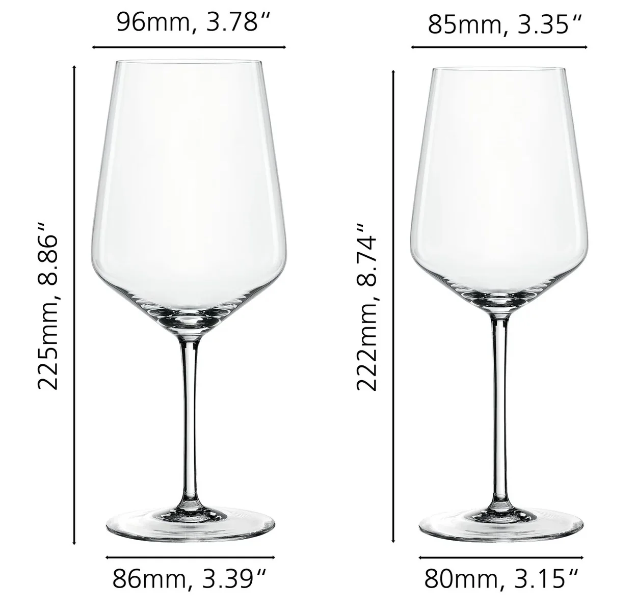 SET X 12 COPAS STYLE de cristal Spiegelau, vista 4