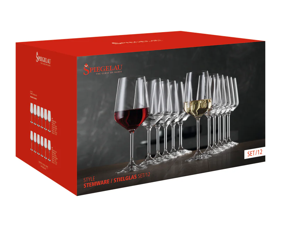 SET X 12 COPAS STYLE de cristal Spiegelau, vista 3