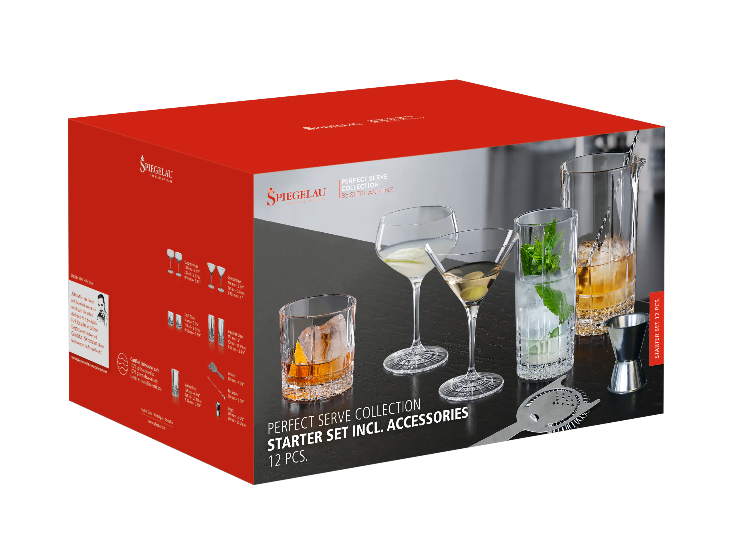 SET X 12 KIT BARMAN de cristal Spiegelau, vista 10