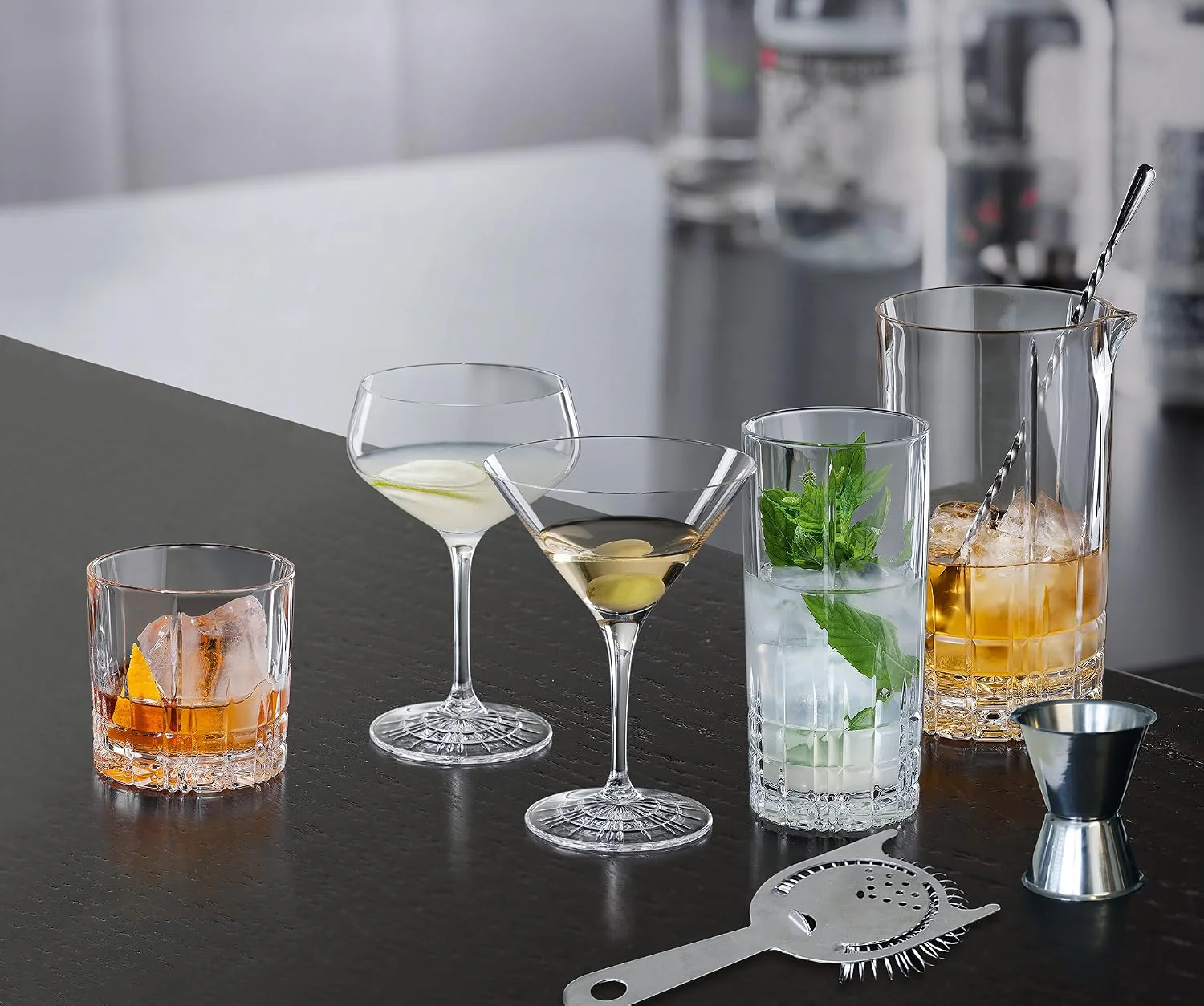 SET X 12 KIT BARMAN de cristal Spiegelau, vista 9