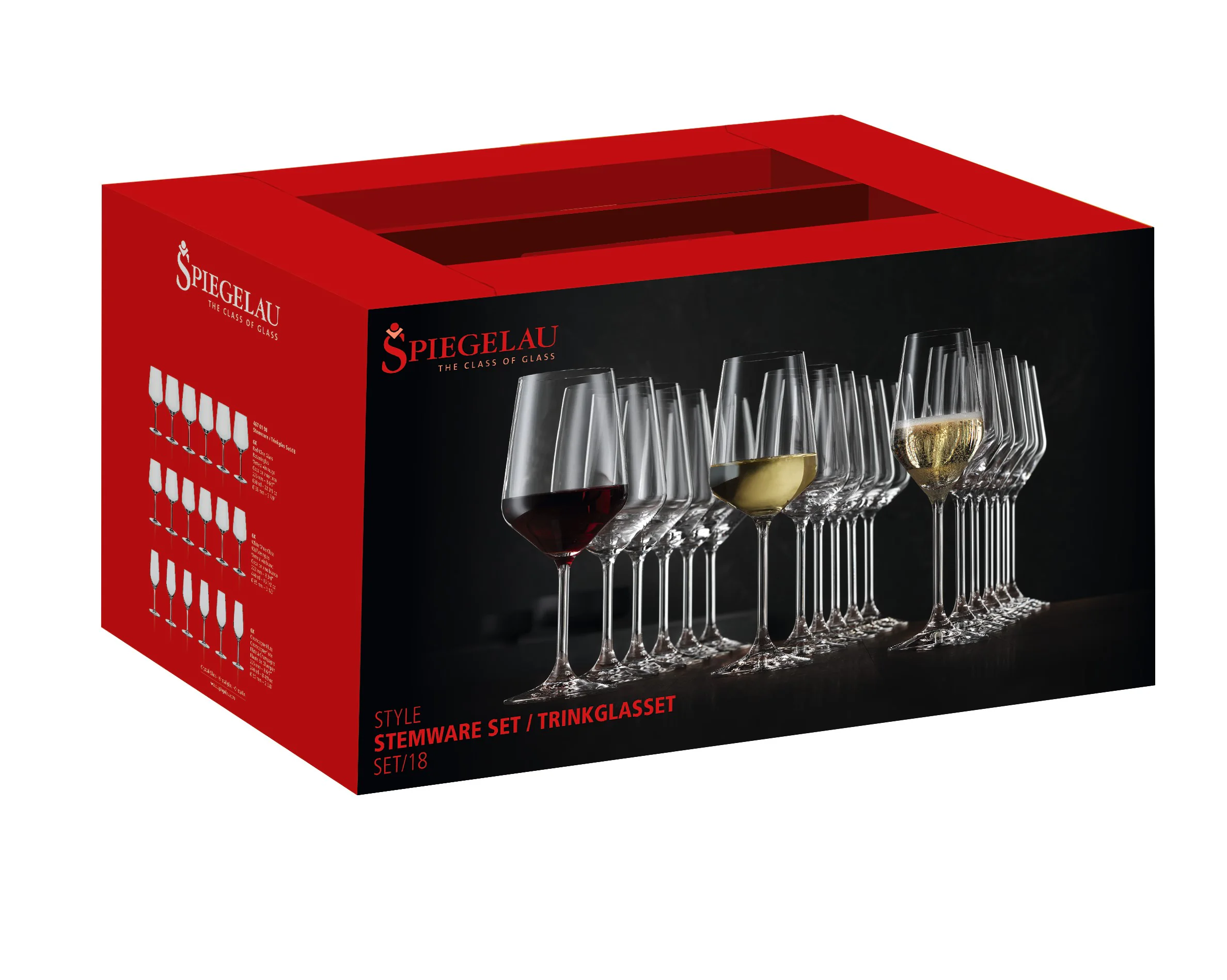 SET X 18 COPAS STYLE de cristal Spiegelau, vista 4