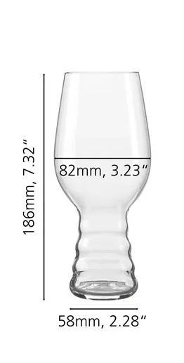 SET X 2 VASO IPA BEER de cristal Spiegelau, vista 4
