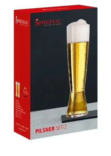 SET X 2 VASO PILSNER BEER CLASSIC de cristal Spiegelau, vista 3