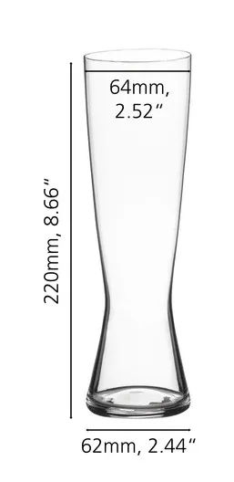SET X 2 VASO PILSNER BEER CLASSIC de cristal Spiegelau, vista 4