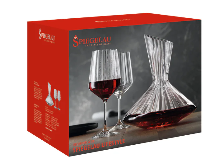 SET X 3 DECANT + 2 COPAS STYLE de cristal Spiegelau, vista 4