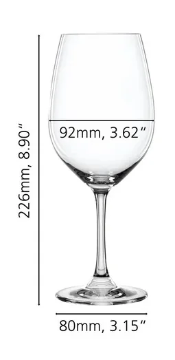 SET X 4 COPA BORDEAUX WINELOVERS de cristal Spiegelau, vista 4