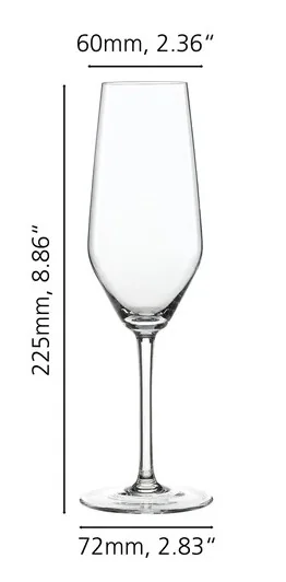 SET X 4 COPA CHAMPAGNE STYLE de cristal Spiegelau, vista 4