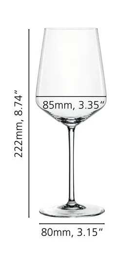 SET X 4 COPA VINO BLANCO STYLE de cristal Spiegelau, vista 4