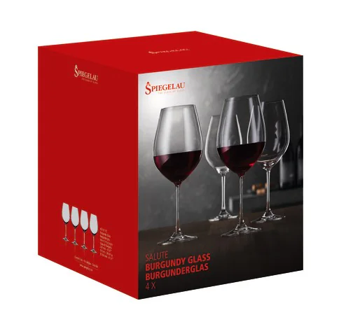 SET X 4 COPA BURGUNDY SALUTE de cristal Spiegelau, vista 3