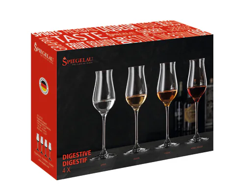 SET X 4 COPA DIGESTIVE / PISCO de cristal Spiegelau, vista 3