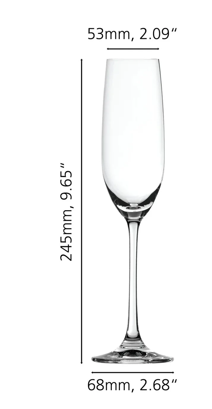 SET X 4 COPA CHAMPAGNE SALUTE de cristal Spiegelau, vista 4