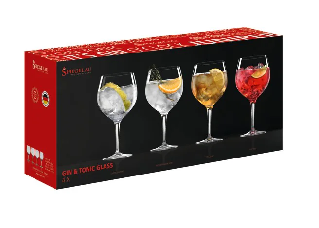 SET X 4 COPA GIN & TÓNIC de cristal Spiegelau, vista 3