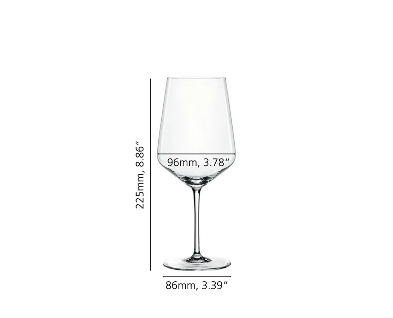 SET X 4 COPAS TINTO STYLE de cristal Spiegelau, vista 4