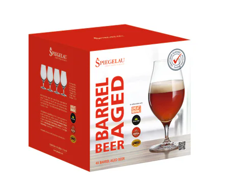 SET X 4 VASOS BARREL BEER de cristal Spiegelau, vista 3