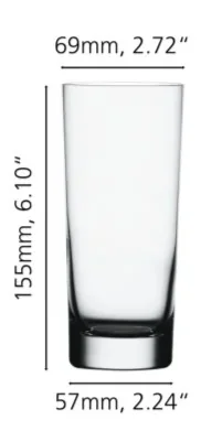 SET X 4 VASO LONGDRINK CLASSIC BAR de cristal Spiegelau, vista 4