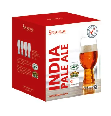 SET X 4 VASOS IPA BEER de cristal Spiegelau, vista 3