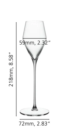 SET X 6 COPA DIGESTIVO PIZA de cristal Spiegelau, vista 4