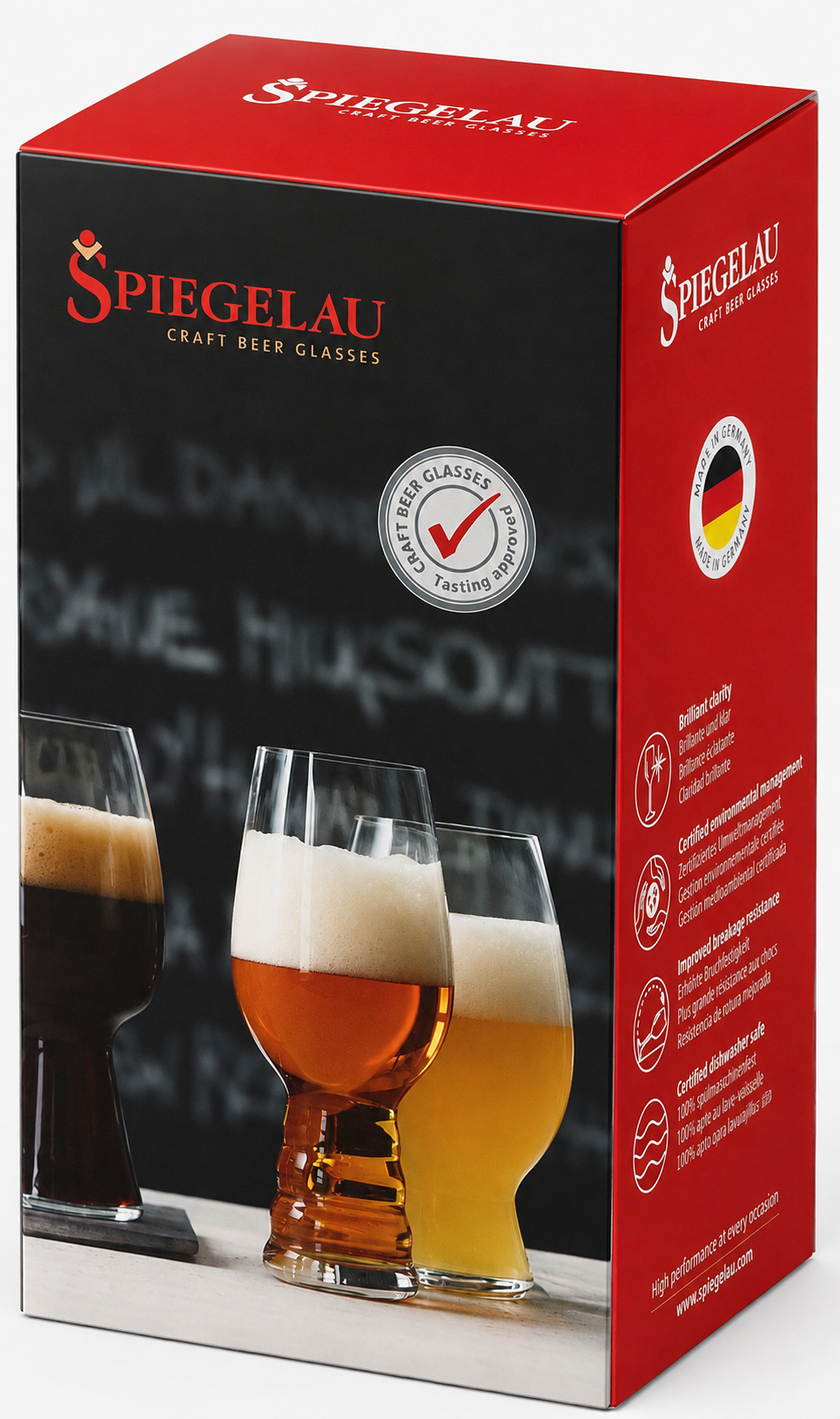 SET X 1 VASO WHEAT BEER C/ESTUCHE de cristal Spiegelau, vista 3